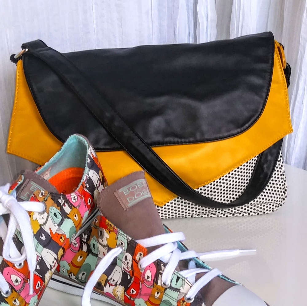 Vintage Jazz'd retro vegan purse UNIQUE! exc cond